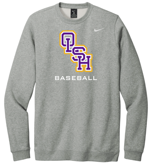 OLSH BASEBALL NIKE ADULT CREWNECK SWEATSHIRT