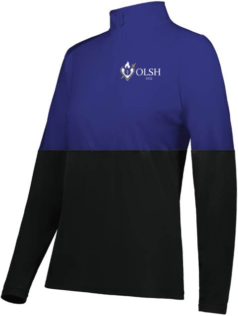 *YOU-PICK-APPAREL* CHOICE OF EMBROIDERED OLSH LOGO ON ANY SIZE & COLOR OF 1/4 ZIP PULLOVER *PRE-ORDER