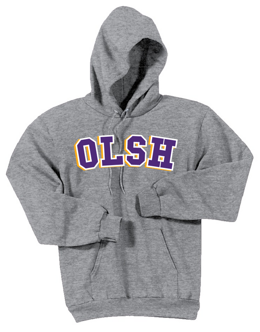 *YOU-PICK-APPAREL* CHOICE OF OLSH LOGO ON ANY SIZE & COLOR OF CREWNECK OR HOODED SWEATSHIRT