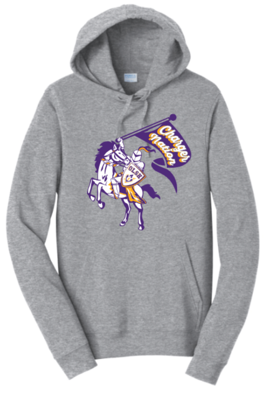 OLSH *LIMITED EDITION* CHARGER NATION ADULT FAN FAVORITE HOODED SWEATSHIRT