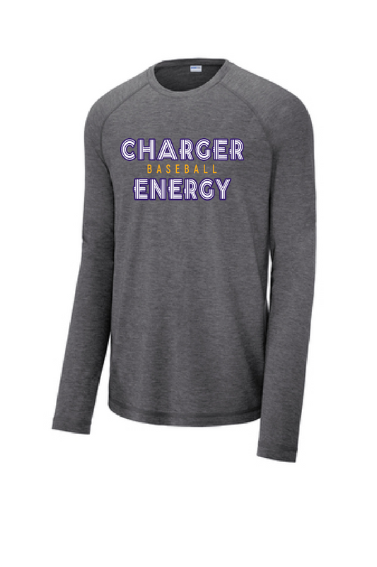 OLSH BASEBALL YOUTH & ADULT TRI-BLEND WICKING ENERGY LONG SLEEVE