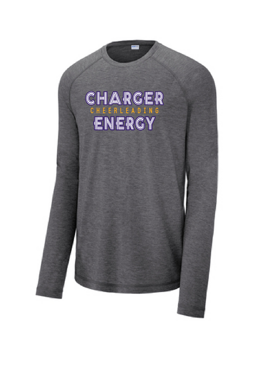 OLSH CHEERLEADING YOUTH & ADULT TRI-BLEND WICKING ENERGY LONG SLEEVE