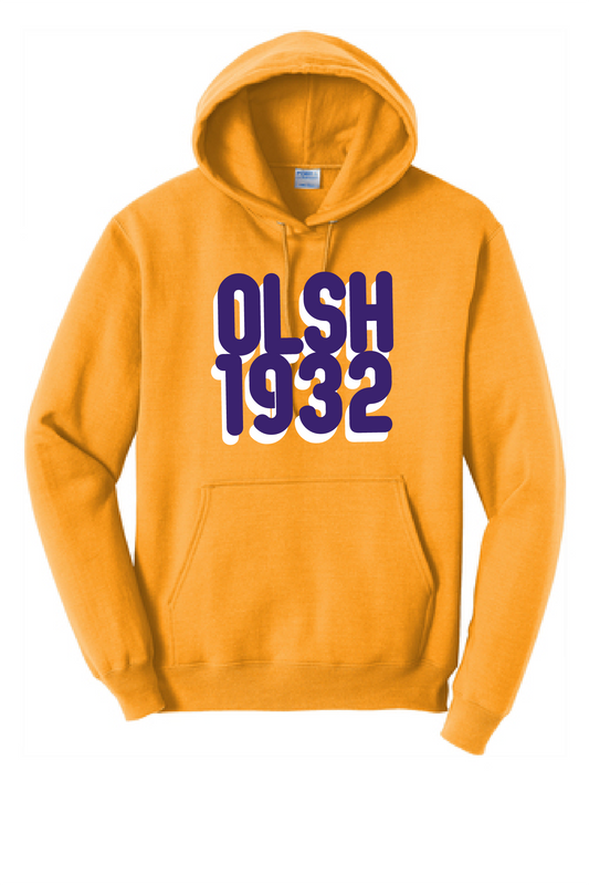 OLSH 1932 ADULT HOODED SWEATSHIRT