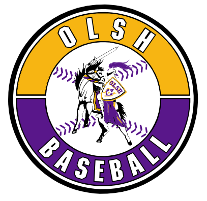 OLSH BASEBALL 5" X 5" WINDOW DECAL