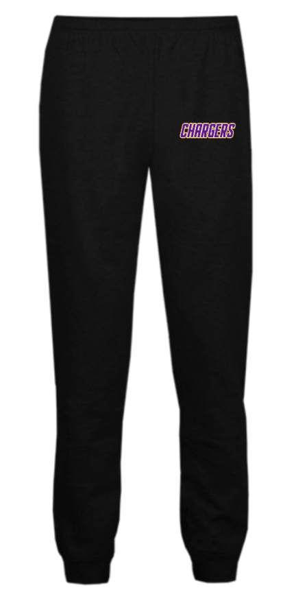 OLSH BADGER BRAND ADULT FLEECE JOGGERS - BLACK